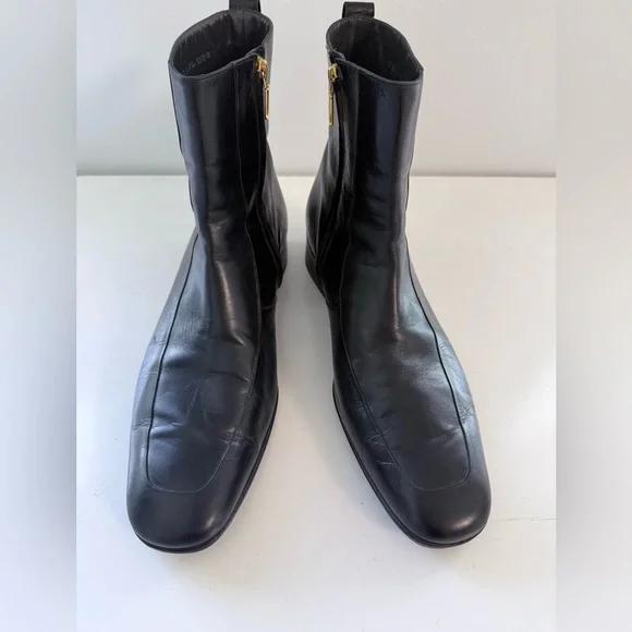 Men’s BALLY PAPHOS leather ankle boots size 13 made in Italy BALLY 20mm Paphos Leather Ankle Boots Bally main image 2